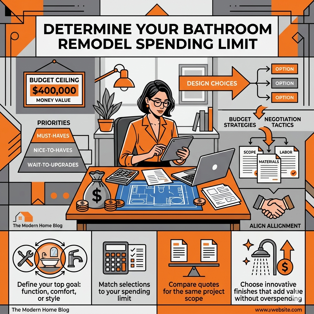 bathroom remodel budget setting