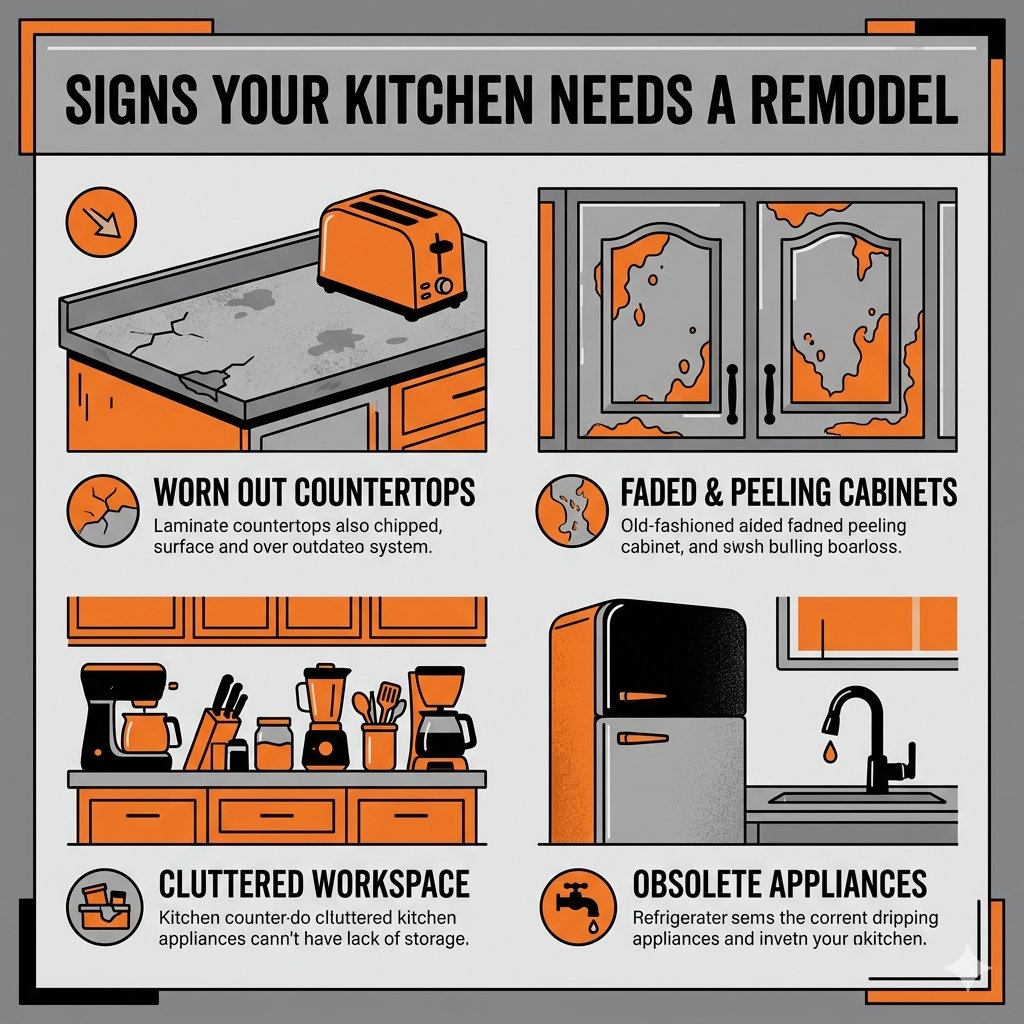 kitchen needs remodeling